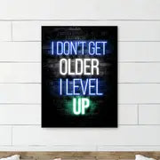 Gamer Quotes Canvas Poster Wall Art Decor (11.8"x15.7")