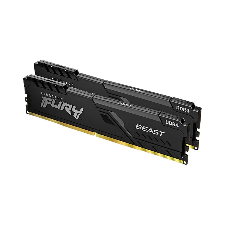 original HyperX Fury 8GB 16GB 32GB DDR4 3600MHz 3200MHz 2666MHz 2400MHz 2133MHz DRAM CL18 CL16 1.35V DIMM 288pin